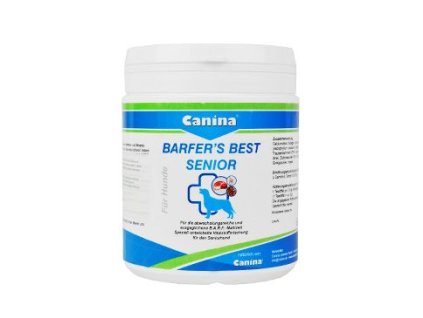 44271 1 canina barfer s best senior 180g z kategorie chovatelske potreby a krmiva pro psy vitaminy a leciva pro psy doplnky pro barf