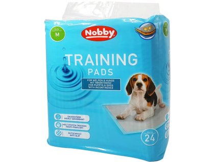 2448 1 nobby absorpcni podlozky m 62x48cm 24ks z kategorie chovatelske potreby a krmiva pro psy hygiena a kosmetika psa toalety a podlozky pro psy
