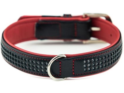 21177 2 nobby pacific deluxe obojek se swarovski krystaly l xl 60cm cervena z kategorie chovatelske potreby a krmiva pro psy obojky voditka a postroje pro psy obojky pro psy
