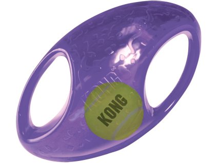 25755 2 kong jumbler hracka pro psy gumovy mic rugby m l 17 5 x 11 cm z kategorie chovatelske potreby a krmiva pro psy hracky pro psy kong hracky pro psy