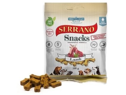 78888 1 serrano snack dog lamb 100 g z kategorie chovatelske potreby a krmiva pro psy pamlsky pro psy polomekke pamlsky pro psy