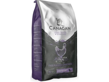 96370 canagan cat dry light senior sterilised 4 kg