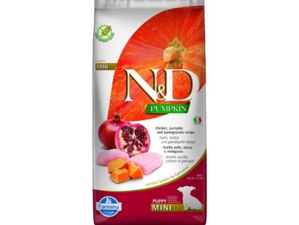 101074 n d pumpkin dog gf chicken pomegranate puppy mini 7 kg