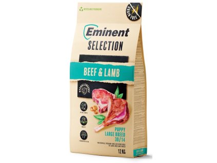112010 eminent selection puppy large breed beef lamb 12kg