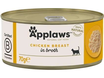 52497 2 konzerva applaws cat kureci prsa 70g
