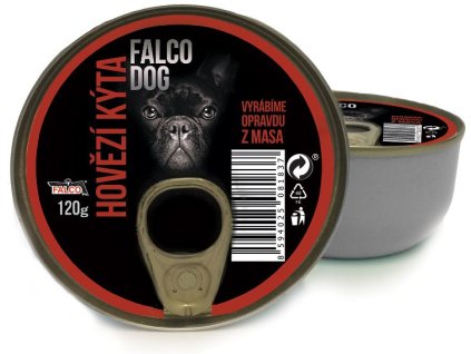 2061 1 falco dog hovezi kyta konzerva pro psy 120g z kategorie chovatelske potreby a krmiva pro psy krmiva pro psy konzervy pro psy