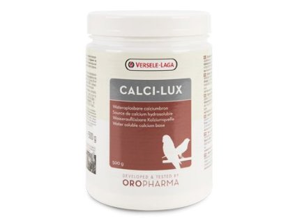 39084 1 versele laga oropharma calci lux kalcium laktat a glukonat 500g z kategorie chovatelske potreby pro ptaky a papousky vitaminy mineraly pro papousky vitaminy pro papousky