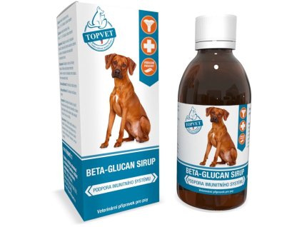 39912 topvet beta glucan sirup pro psy 200ml