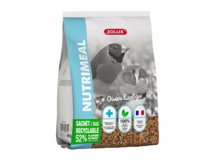 48129 1 krmivo pro exoticke ptaky nutrimeal 800g zolux z kategorie chovatelske potreby pro ptaky a papousky krmivo pro papousky
