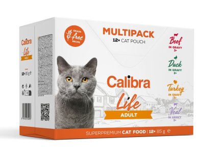 38703 131589 calibra cat life kapsa adult multipack 12x85g
