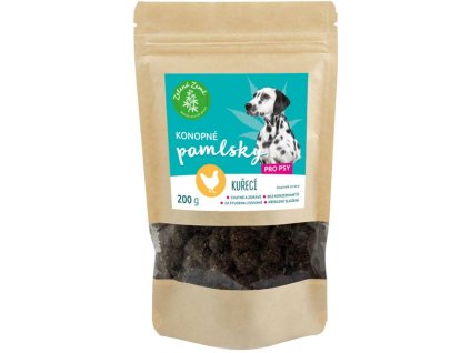 89496 1 zelena zeme konopne pamlsky pro psy prichut kureci 200 g