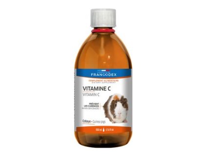 57135 1 francodex vitamin c kapky morce 500ml z kategorie chovatelske potreby a krmiva pro hlodavce a mala zvirata vitaminy mineralni bloky