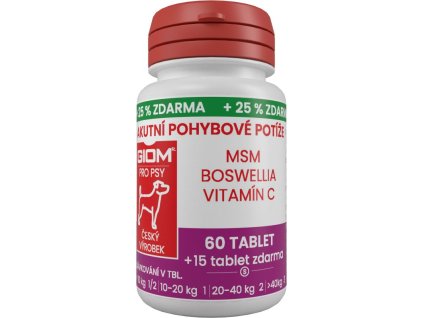 88941 giom s pes akutni pohybove potize 60 tbl 25 zdarma