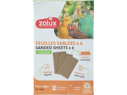 100531 1 pi skove podloz ky pro pta ky m 41x25cm 6ks zolux