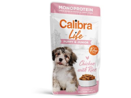 101710 1 calibra dog life kapsa puppy junior chicken 150g