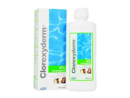 42903 1 icf clorexyderm sampon 4 icf 250ml z kategorie chovatelske potreby a krmiva pro psy hygiena a kosmetika psa sampony a spreje pro psy
