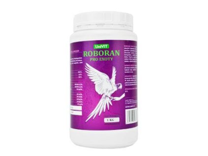 6138 roboran pro exoty 1kg z kategorie chovatelske potreby pro ptaky a papousky vitaminy mineraly pro papousky vitaminy pro papousky
