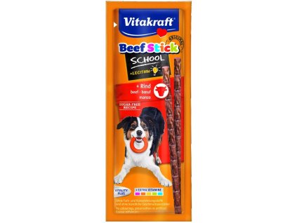 45171 vitakraft dog pochoutka beef stick salami rind 10ks