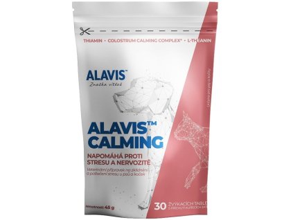 5601 1 alavis calming pro potlaceni stresu 30tbl z kategorie chovatelske potreby a krmiva pro psy vitaminy a leciva pro psy zklidneni nevolnost u psu