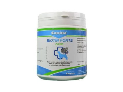 22293 canina biotin forte plv 500g z kategorie chovatelske potreby a krmiva pro psy vitaminy a leciva pro psy kuze a srst psu