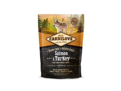 14307 carnilove adult dog large breed salmon turkey 1 5kg z kategorie chovatelske potreby a krmiva pro psy krmiva pro psy granule pro psy