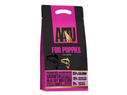 9273 aatu dog 85 15 puppy salmon 1 5kg z kategorie chovatelske potreby a krmiva pro psy krmiva pro psy granule pro psy