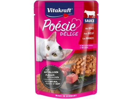 1683 1 vitakraft cat poesie delisauce kapsa hovezi 85g