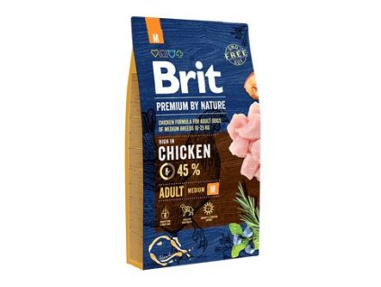 8925 brit premium dog by nature adult m 8kg z kategorie chovatelske potreby a krmiva pro psy krmiva pro psy granule pro psy