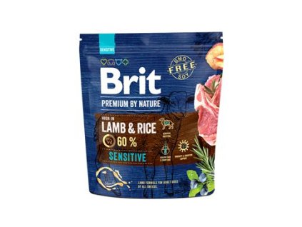23748 brit premium dog by nature sensitive lamb 1kg z kategorie chovatelske potreby a krmiva pro psy krmiva pro psy granule pro psy