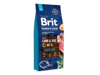 8886 brit premium dog by nature sensitive lamb 15kg z kategorie chovatelske potreby a krmiva pro psy krmiva pro psy granule pro psy