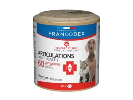 23244 francodex joint pes kocka 60tab z kategorie chovatelske potreby a krmiva pro kocky vitaminy a leciva pro kocky pohybovy aparat kocek