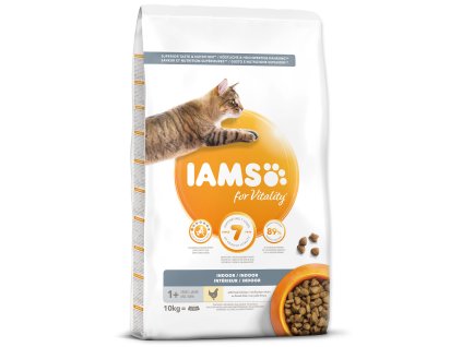 52128 1 iams cat adult indoor chicken 10 kg z kategorie chovatelske potreby a krmiva pro kocky krmivo a pamlsky pro kocky granule pro kocky