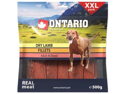 49113 ontario snack dry lamb fillet 500 g original