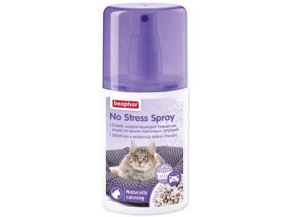 50538 1 beaphar no stress sprej 125 ml z kategorie chovatelske potreby a krmiva pro kocky vitaminy a leciva pro kocky nervozita a stres kocek