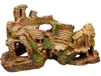 13944 1 nobby akvarijni dekorace zricenina koloseum 25 5 x 15 x 13 cm z kategorie akvaristicke a teraristicke potreby dekorace do akvaria rujny hradby