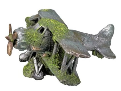 10398 1 nobby dekorace vrak letadla 19 x 19 x 8 cm z kategorie akvaristicke a teraristicke potreby dekorace do akvaria lode vraky