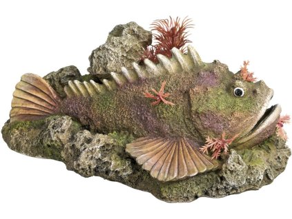 28179 1 nobby akvarijni dekorace stone fish 21 x 14 5 x 9 cm z kategorie akvaristicke a teraristicke potreby dekorace do akvaria zvirata ryby