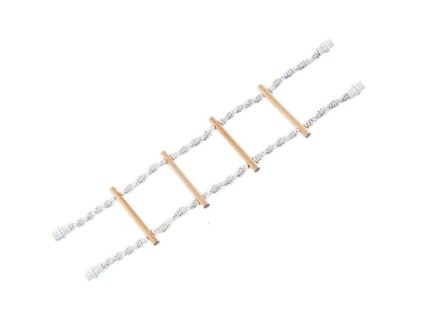 4605 1 nobby bavlneny zebrik do klece pro papousky 65x16cm z kategorie chovatelske potreby pro ptaky a papousky hracky pro papousky lana zebriky pro papousky