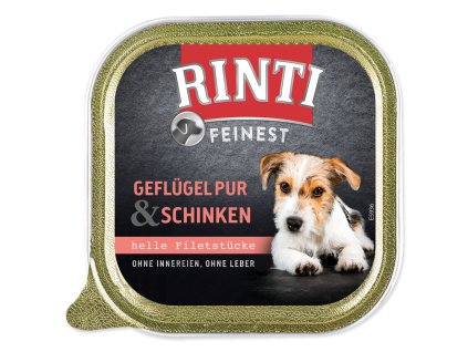 49716 1 vanicka rinti feinest drubez sunka 150 g z kategorie chovatelske potreby a krmiva pro psy krmiva pro psy vanicky pastiky pro psy