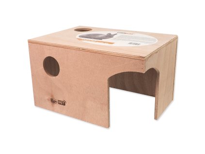 61319 1 domecek epic pet dreveny xl 35 cm z kategorie chovatelske potreby a krmiva pro hlodavce a mala zvirata domecky odpocivadla
