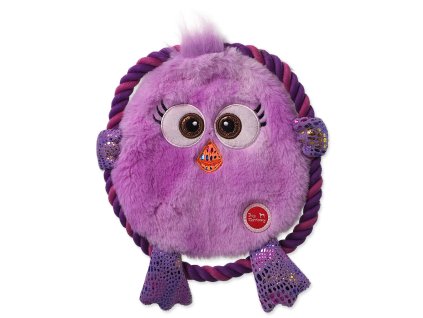 84171 1 hracka dog fantasy monsters ploche kure fialove s provazem 18cm z kategorie chovatelske potreby a krmiva pro psy hracky pro psy plysove hracky pro psy