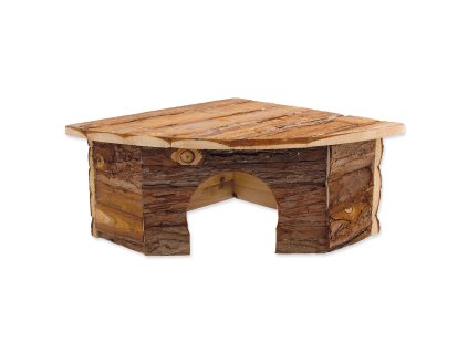 54063 1 domek small animals rohovy dreveny s kurou 30 x 30 x 16 cm 1 ks z kategorie chovatelske potreby a krmiva pro hlodavce a mala zvirata domecky odpocivadla