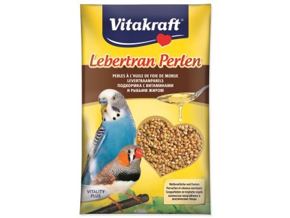 60440 1 vitakraft lebertran perls sittich 20 g z kategorie chovatelske potreby pro ptaky a papousky krmivo pro papousky