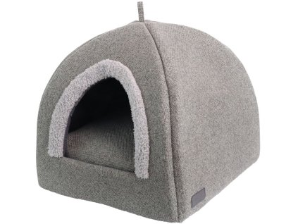 62105 nobby jeskyne linou seda 38x38x38cm z kategorie chovatelske potreby a krmiva pro psy pelisky a dvirka pro psy kukane a iglu pro psy
