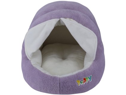 35178 2 nobby puppy plysova kukan pro psy ruzova 45x45x35cm z kategorie chovatelske potreby a krmiva pro psy pelisky a dvirka pro psy kukane a iglu pro psy