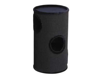 17043 1 nobby dasha ii obytny skrabaci valec 70cm cerna z kategorie chovatelske potreby a krmiva pro kocky skrabadla pro kocky