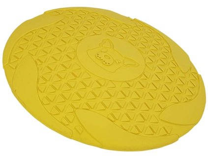 38094 1 nobby aportovaci hracka pro psy frisbee zlute 18 cm z kategorie chovatelske potreby a krmiva pro psy hracky pro psy gumove hracky pro psy