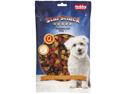 1965 2 nobby starsnack training mix pamlsky mini srdicka 200g z kategorie chovatelske potreby a krmiva pro psy pamlsky pro psy polomekke pamlsky pro psy