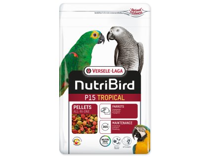 60695 1 versele laga nutri bird p15 tropical pro velke papousky 1 kg z kategorie chovatelske potreby pro ptaky a papousky pamlsky pro papousky