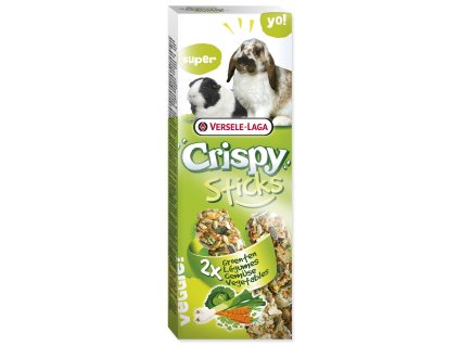50094 1 tycinky versele laga crispy se zeleninou pro kraliky a morcata 110 g z kategorie chovatelske potreby a krmiva pro hlodavce a mala zvirata pamlsky pro hlodavce